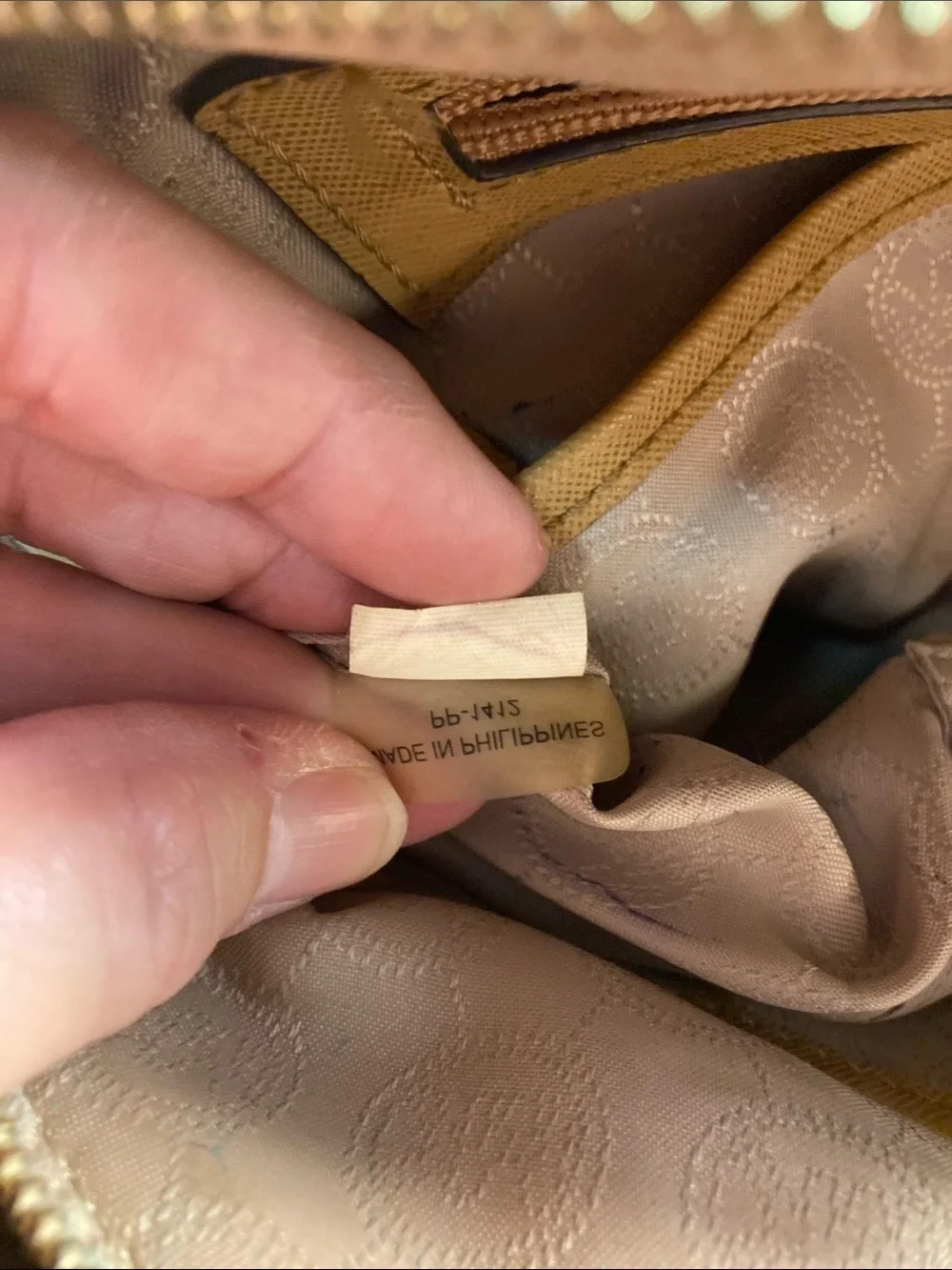 Michael Kors Saffiano Cindy Leather Dome Satchel in Mustard